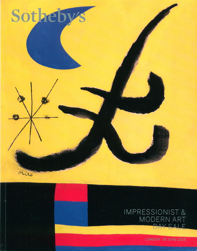 Impressionist & modern art day sale : auction in London, 25 June 2015 cover