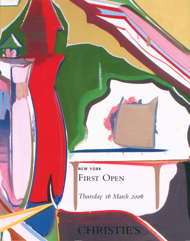 First open : post-war and contemporary art : Thursday 16 March 2006 / Christie's cover