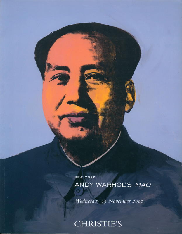 Andy Warhol's MAO : post-war and contemporary art evening sale, Wednesday 15 November 2006 / Christie's cover