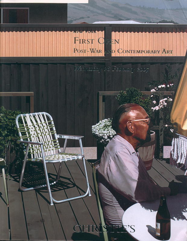 First open : post-war and contemporary art, Wednesday 28 February 2007 / Christie's cover