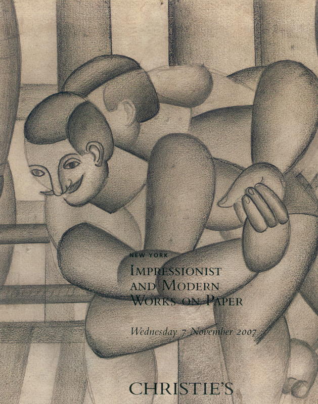 Impressionist and modern works on paper : Wednesday 7 November 2007 / Christie's cover