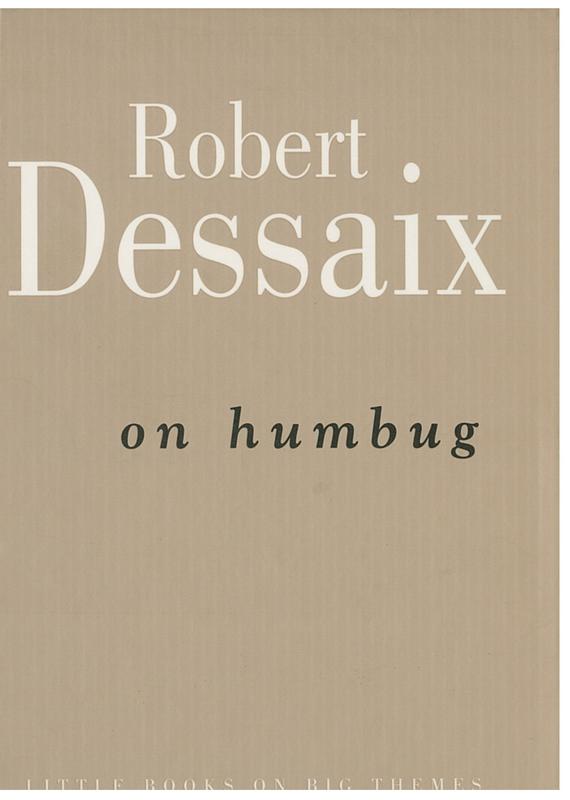 On humbug / by Robert Dessaix cover