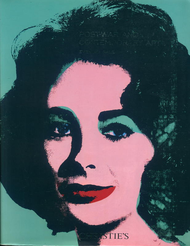 Post-war and contemporary art : evening sale, Tuesday 13 November 2007 / Christie's cover
