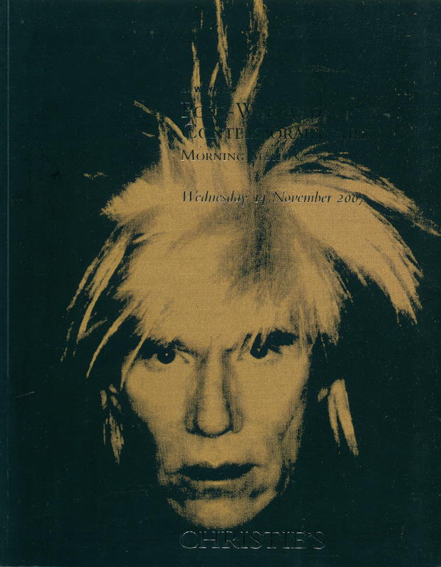 Post-war and contemporary art : morning sessions, Wednesday 14 November 2007 / Christie's cover