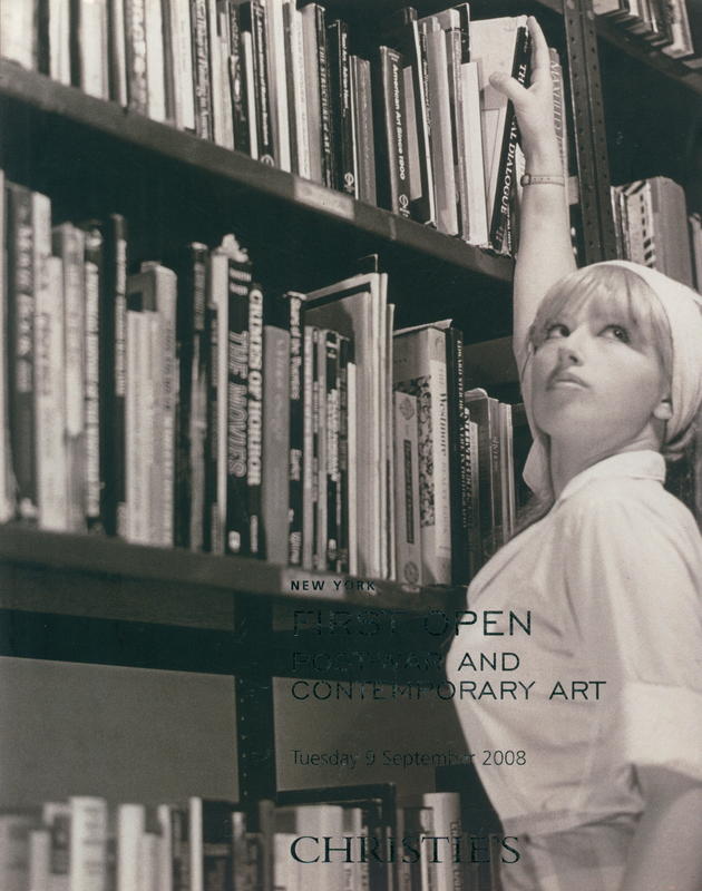 First open : post-war and contemporary art, Tuesday 9 September 2008 / Christie's cover