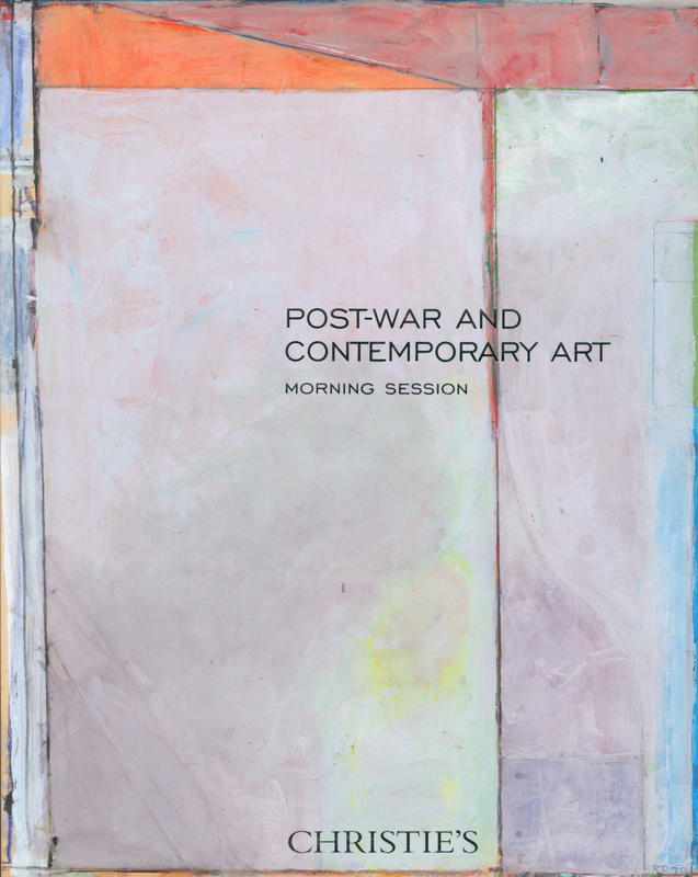 Post-war and contemporary art : morning session, Thursday 13 November 2008 / Christie's cover
