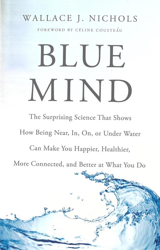 Blue mind : the surprising science that shows how being near, in, on, or under water can make you happier, healthier, more connected, and better at what you do / Wallace J. Nichols, foreword by Celine Cousteau cover