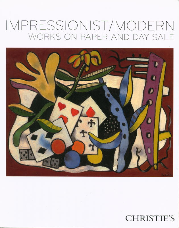 Impressionist and modern art : works on paper and day sale, Thursday 7 May 2009 / Chrisite's cover