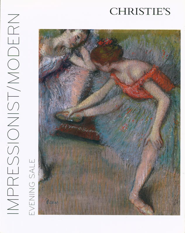 Impressionist/modern : evening sale, Tuesday 3 November 2009 / Christie's cover