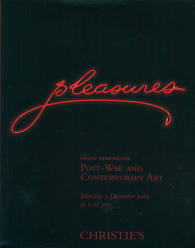Post-war and contemporary art : Monday 5 December 2005 / Christie's cover