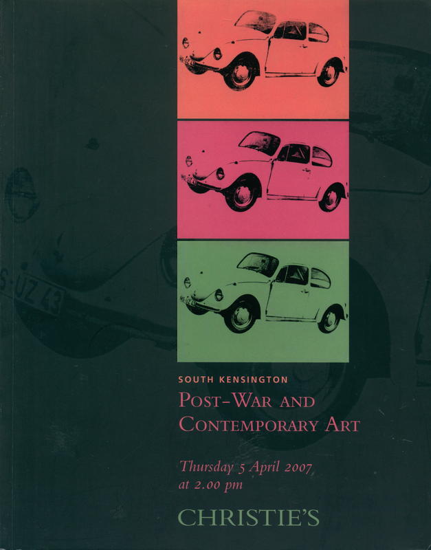 Post-war and contemporary art : Thursday 5 April 2007 / Christie's cover