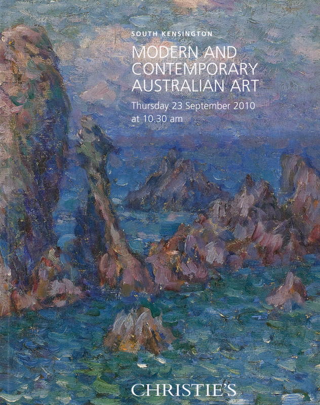 Modern and contemporary Australian art : Thursday 23 September 2010 / Christies cover