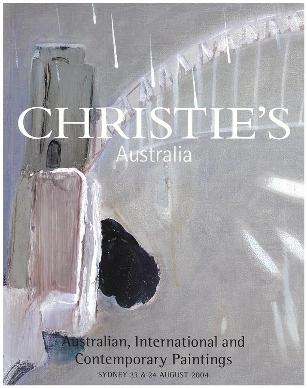 Australian, international and contemporary paintings : Monday 23 & Tuesday 24 August 2004 / Christie's cover