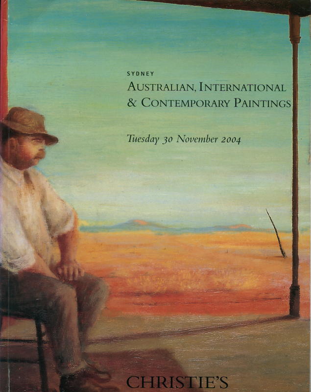 Australian, international and contemporary paintings : Tuesday 30 November 2004 / Christie's cover