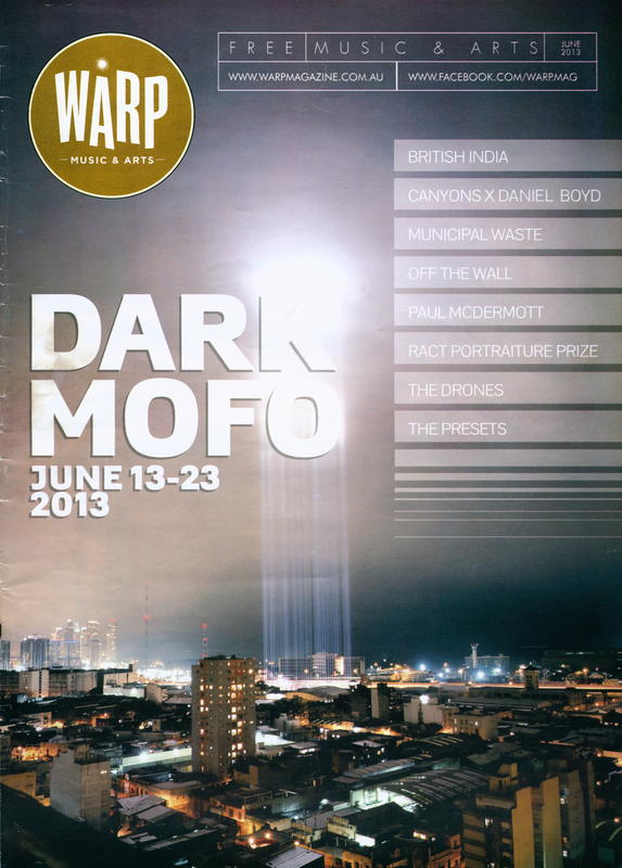 WARP : music & arts : June 2013 cover