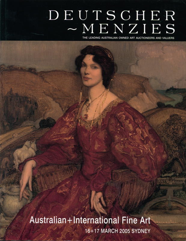 Australian international fine art : auction, session one Wednesday 16 March [2005]; session two Thursday 17 March [2005], Sydney cover