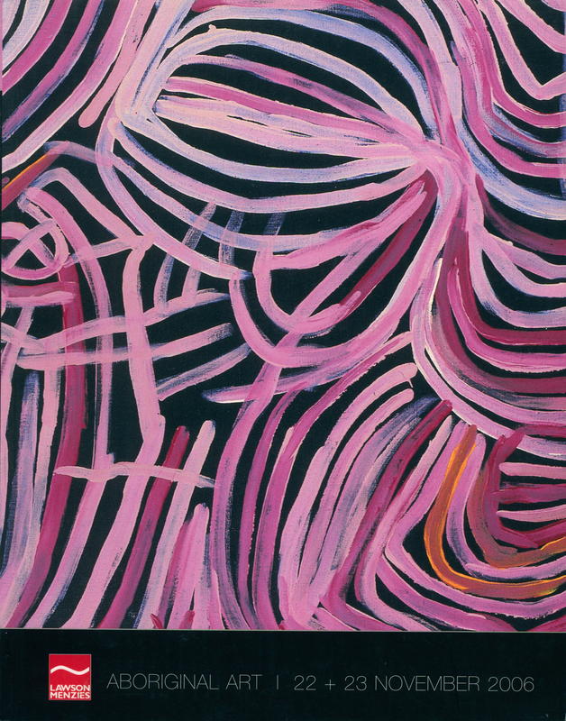 Aboriginal art : 22   23 November 2006 / Lawson-Menzies cover
