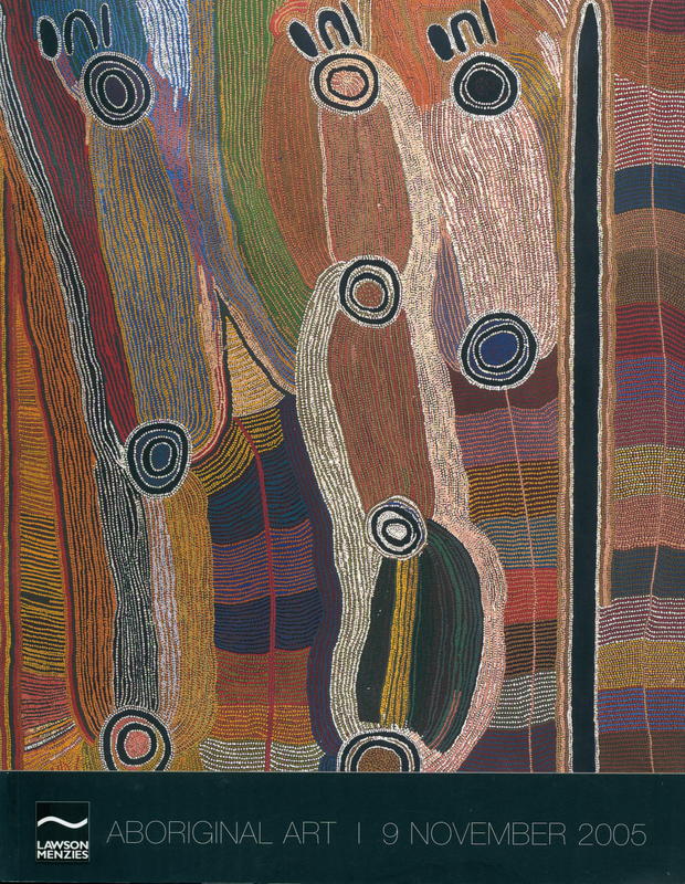 Aboriginal art : 9 November 2005 / Lawson-Menzies cover