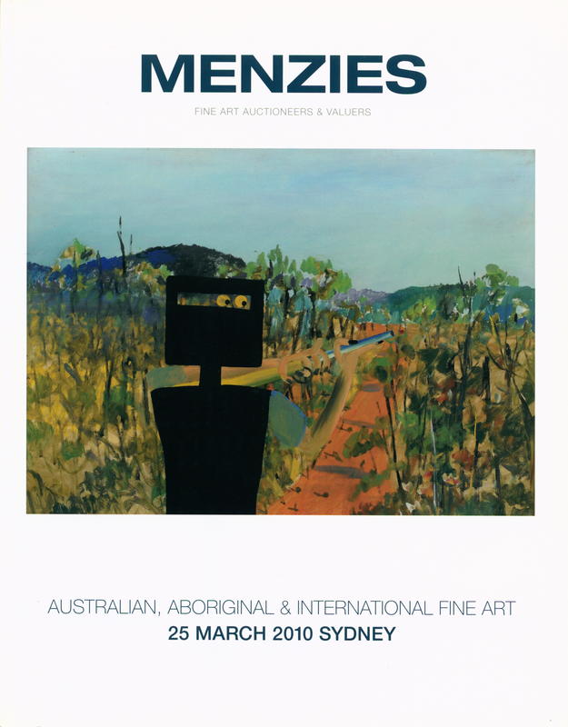 Important Australian, Aboriginal & international fine art, 25 March 2010, Sydney cover