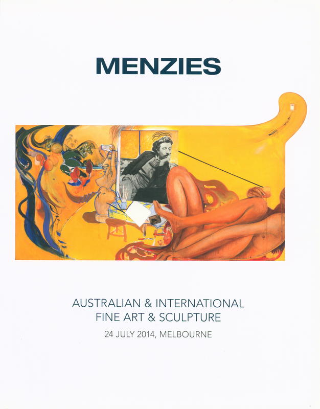 Australian & international fine art & sculpture, lots 1 - 150 : [24 July 2014, Melbourne] / Menzies cover