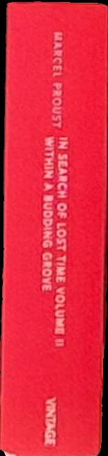 In Search of Lost Time, Volume II: Within a Budding Grove (Vol 2) spine