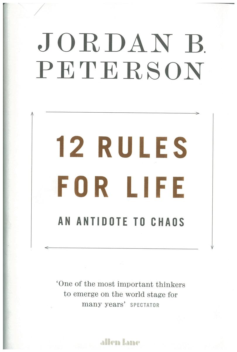 12 rules for life : an antidote to chaos / Jordan B. Peterson ; foreword by Norman Doidge ; illustrations by Ethan Van Sciver cover