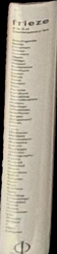 Frieze : A to Z of contemporary art spine