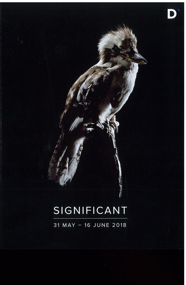 Significant : 31 May - 16 June 2018 / D'Lan Davidson cover