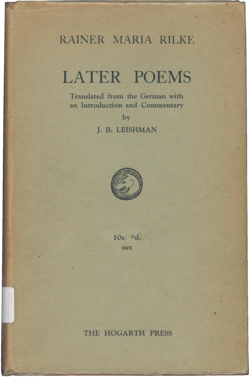 Later Poems cover