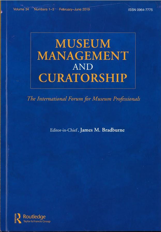 Museum management and curatorship : the international forum for museum professionals cover