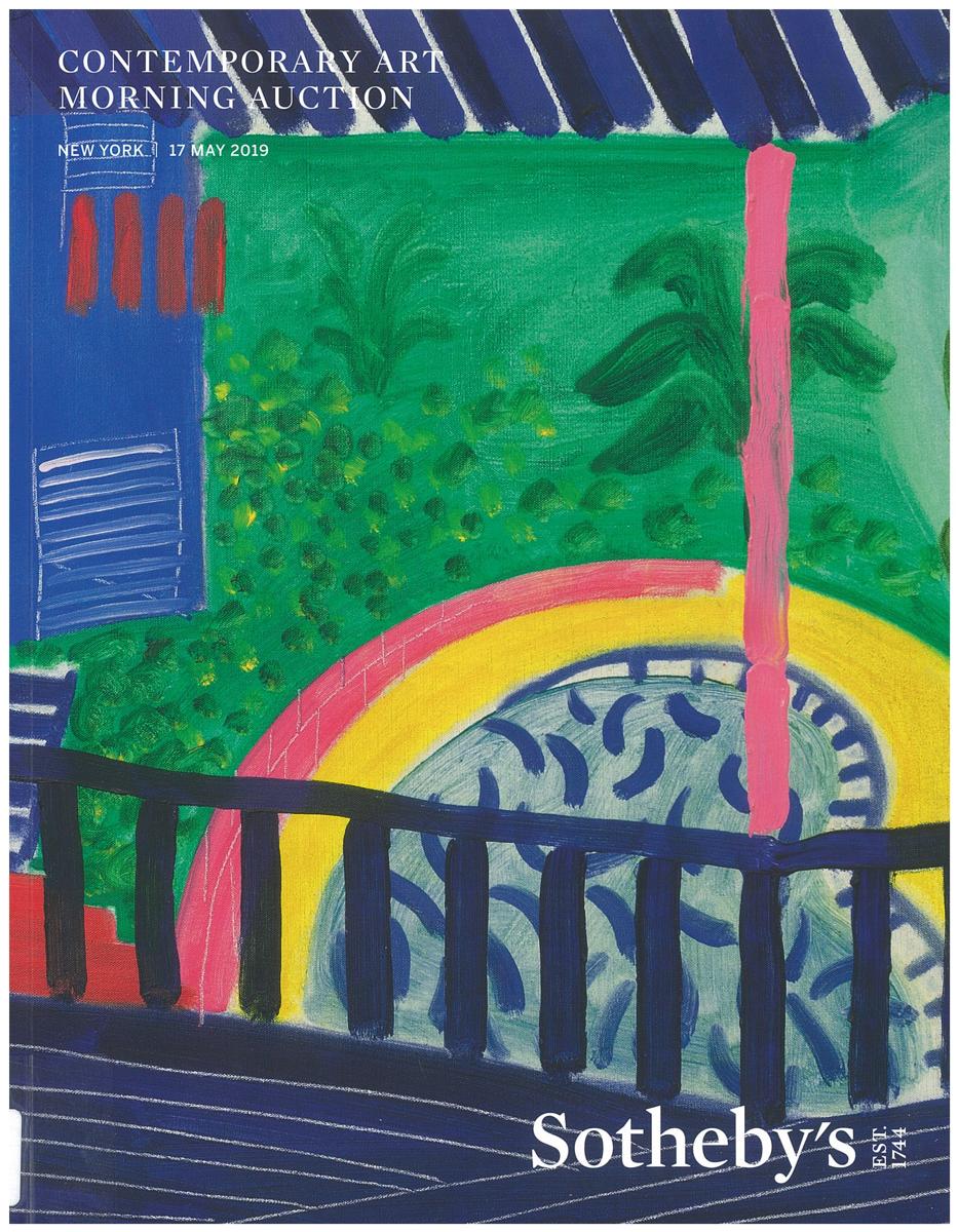 Contemporary art morning auction : Friday 17 May 2019 / Sotheby's cover