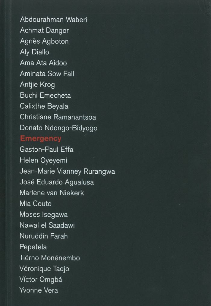 Emergency / Alfredo Jaar cover