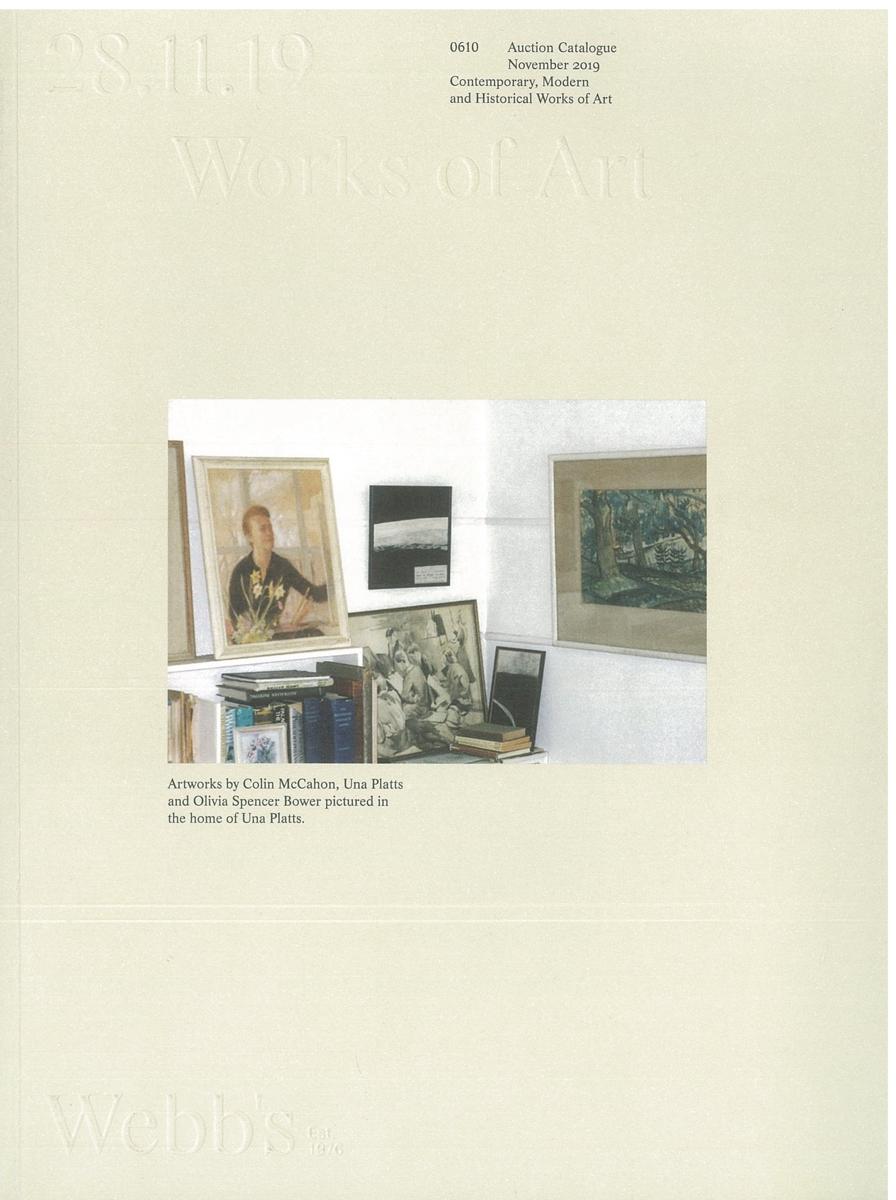 28.11.19 Works of art : including artworks from the collection of Una Platts / [Webb's] cover