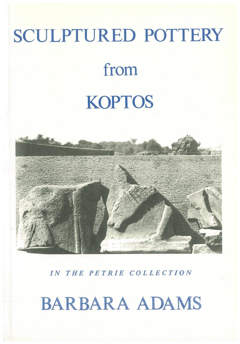 Sculptured pottery from Koptos in the Petrie Collection cover