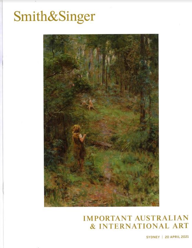 Important Australian and international art : auction in Sydney, 20 April 2021 / Smith & Singer cover