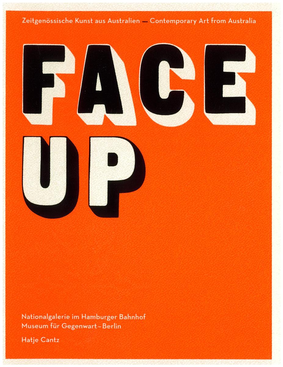 Face up : contemporary art from Australia cover