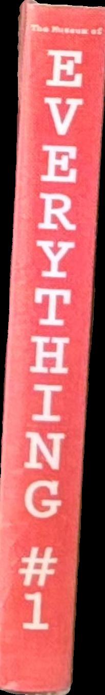 The museum of everything : exhibition #1 spine