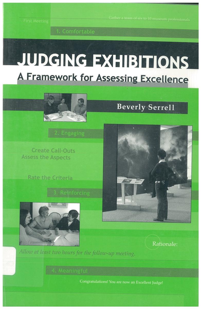 Judging exhibitions : a framework for assessing excellence cover