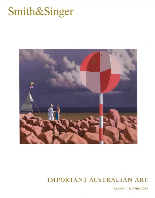 Important Australian art : auction in Sydney, 12 April 2022 / Smith & Singer cover