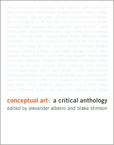 Conceptual art : a critical anthology cover