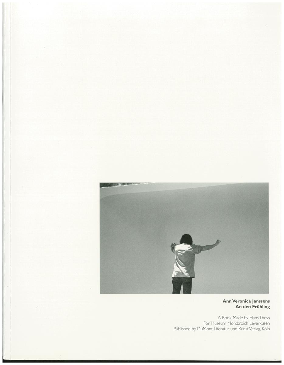 Ann Veronica Janssens : an den fruhling / by Hans Theys cover