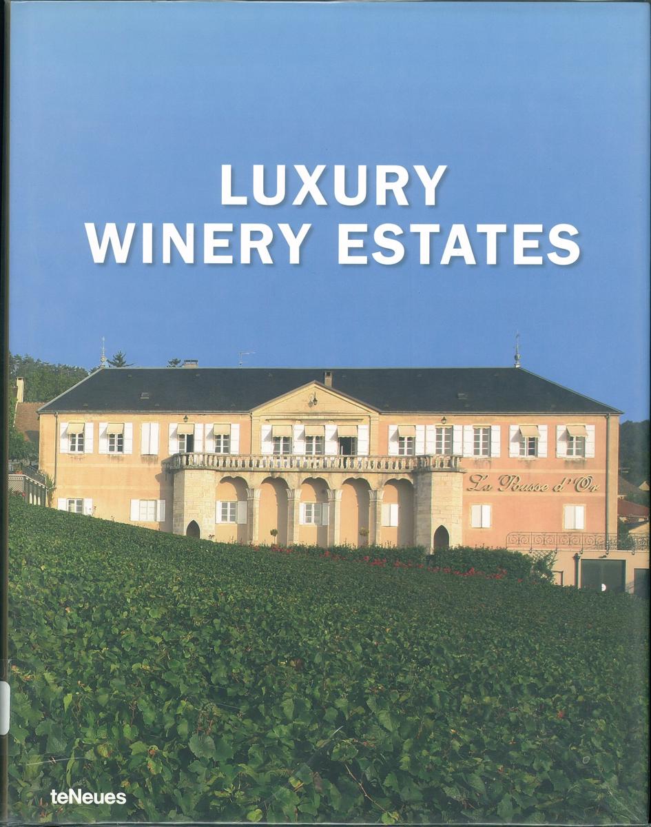 Luxury winery estates cover