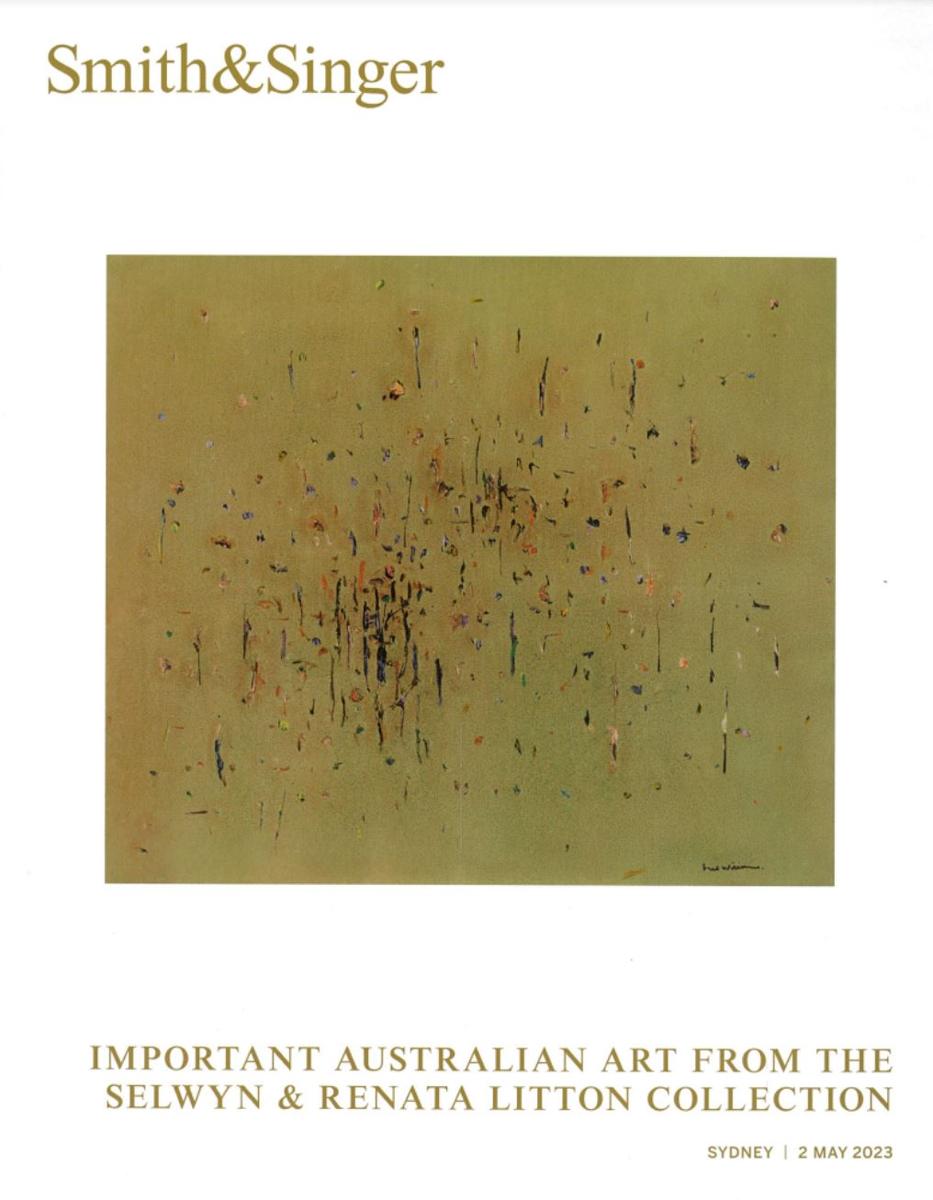 Important Australian from the Selwyn & Renata Litton collection : auction in Sydney, 2 May 2023 / Smith & Singer cover
