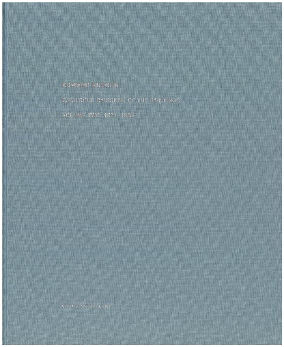 Edward Ruscha : catalogue raisonne of the paintings : volume two 1971-1982 cover