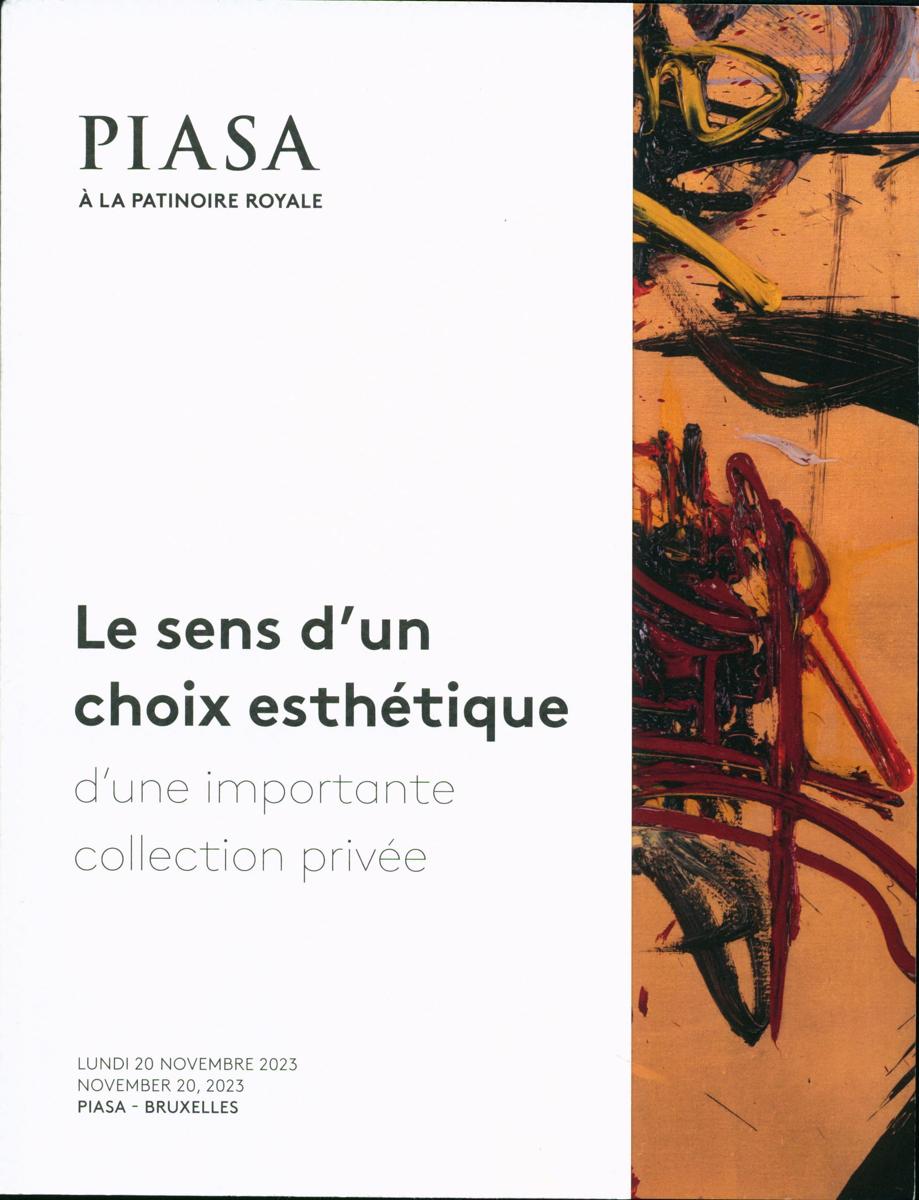 Le sens d'un choix esthetique : d'une importante collection privee : auction Monday November 20th 2023 / PIASA cover