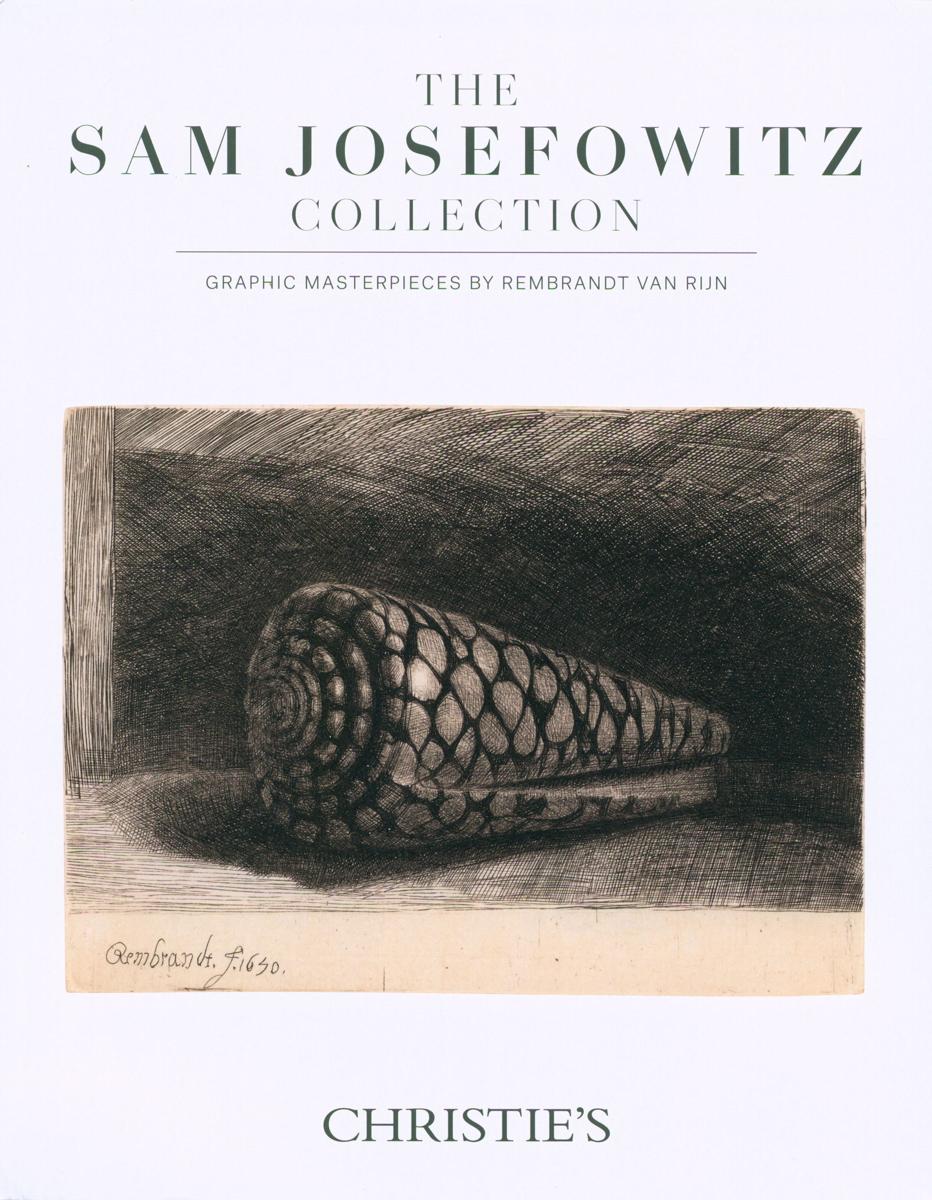 The Sam Josefowitz collection : graphic masterpieces by Rembrandt van Rijn : [London, 7 December 2023] / Christie's cover