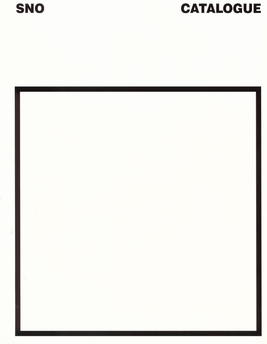 SNO catalogue : Sydney Non Objective 2005-2010 cover
