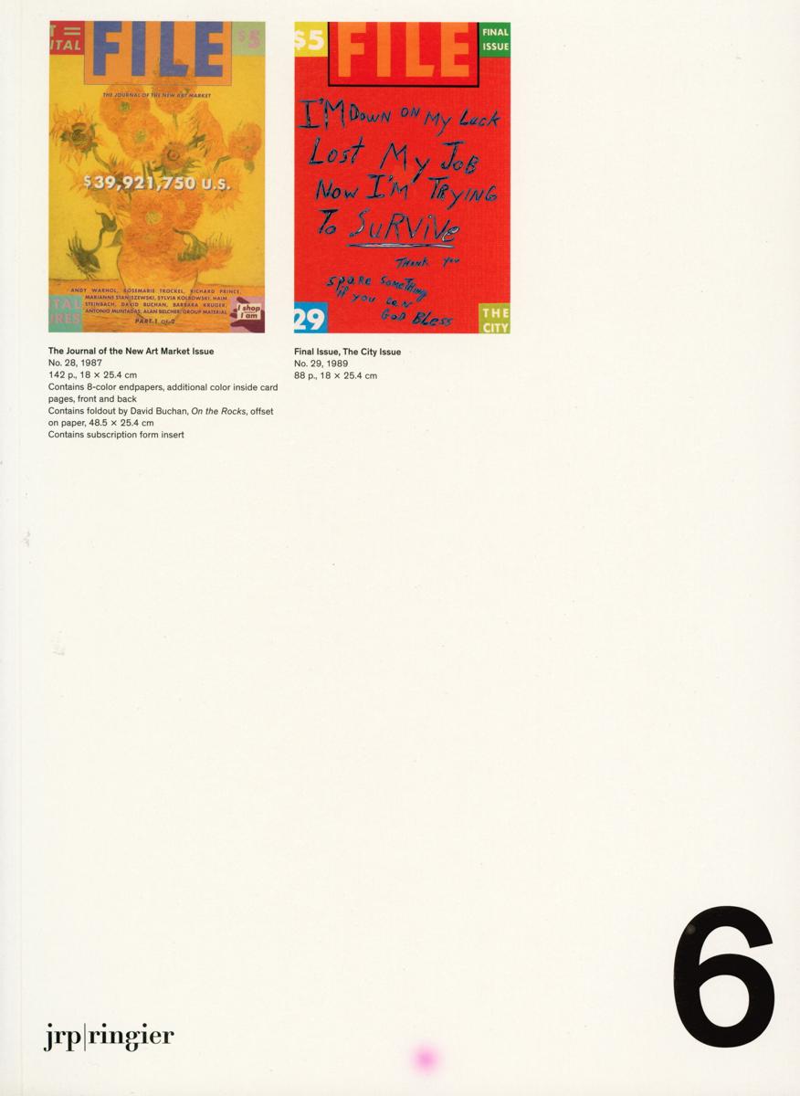 FILE megazine's complete reprint : volume 6 of 6 cover