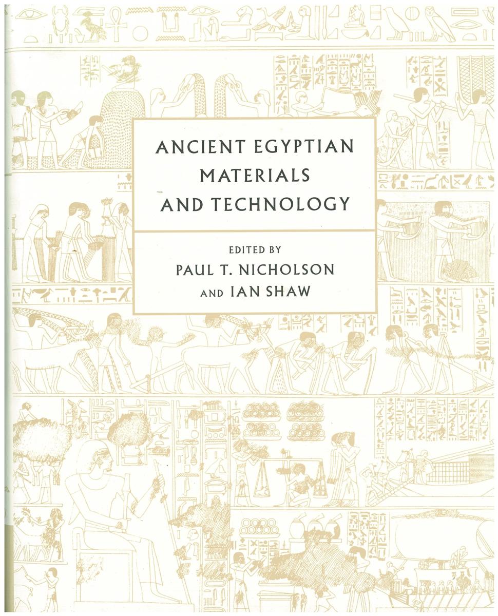 Ancient Egyptian materials and technology cover