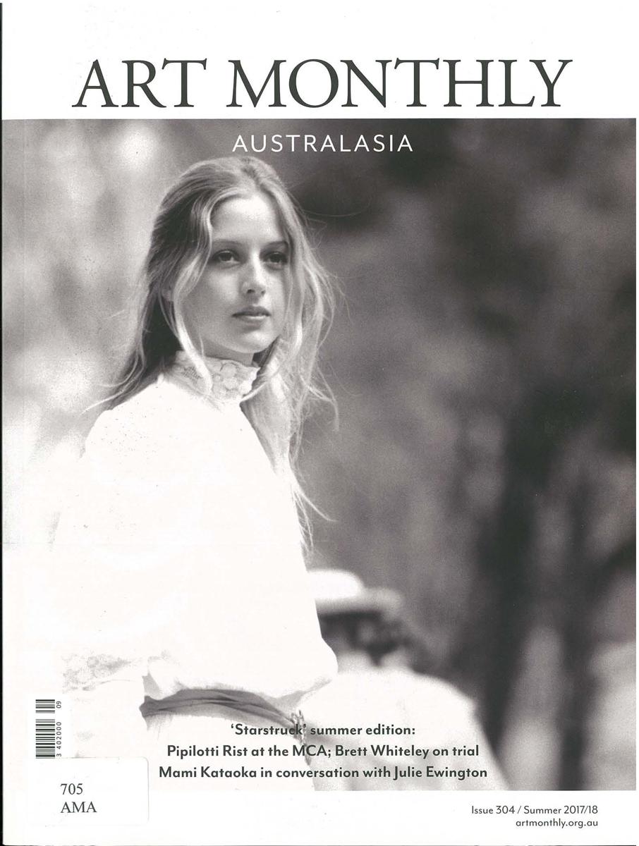 Art monthly Australasia cover